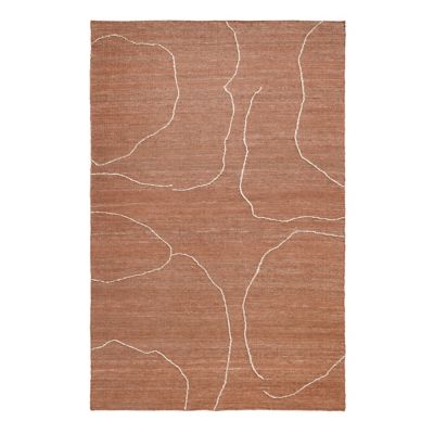 Gesso Rug (Terracotta w/White|6Ft.5 In.x9Ft.8 In.)-OPEN BOX