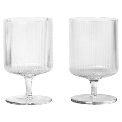 Ripple Wine Glasses, Set of 2 - OPEN BOX
