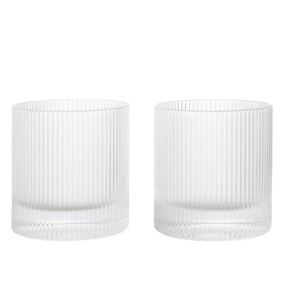 Ripple Tumbler Glasses, Set of 2