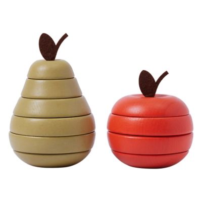 Stacking Apple and Pear, Set of 2