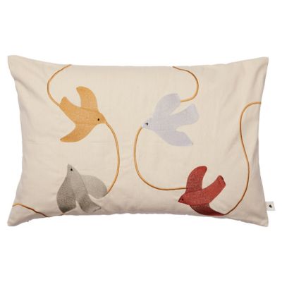 Swif Bird Embroidered Cushion