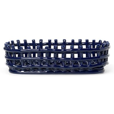 Ceramic Oval Basket