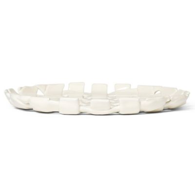 Plait Platter (Off-White) - OPEN BOX