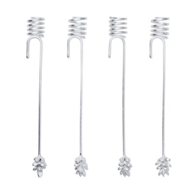 Forest Christmas Tree Candle Holder, Set of 4