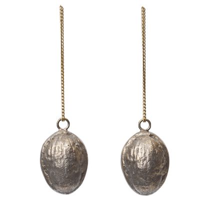 Walnut Ornament, Set of 2