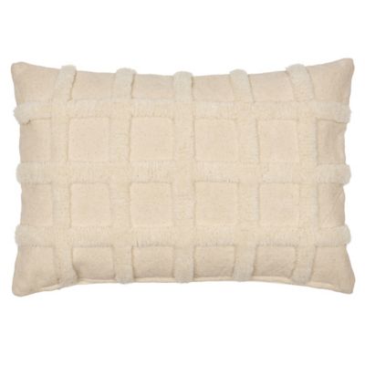 Norte Grid Rectangular Cushion