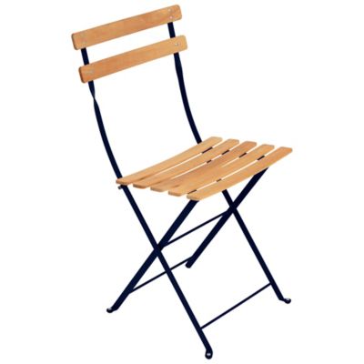 Bistro Folding Naturel Chair - Set of 2