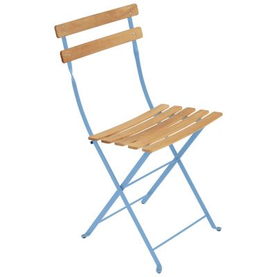 Bistro Folding Naturel Chair, Set of 2