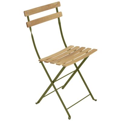 Bistro Natural Folding Chair - Set of 2