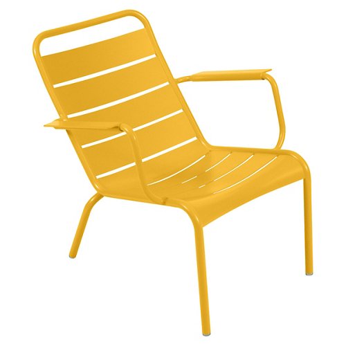Luxembourg Low Chair (Honey Flat Satin) - OPEN BOX RETURN