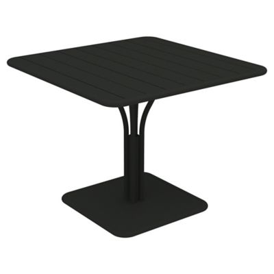 Luxembourg Square Pedestal Table (Liquorice|Large)-OPEN BOX