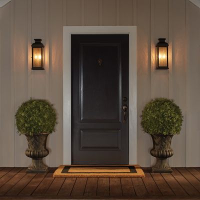 Pediment Outdoor Wall Sconce