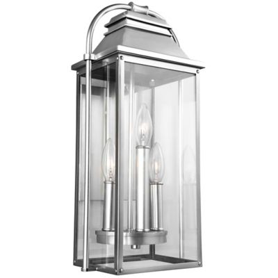 Wellsworth 3 Light Outdoor Wall Sconce