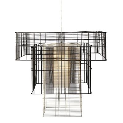Mesh Cubic Tall Chandelier