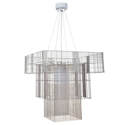 Mesh Cubic Tall Chandelier