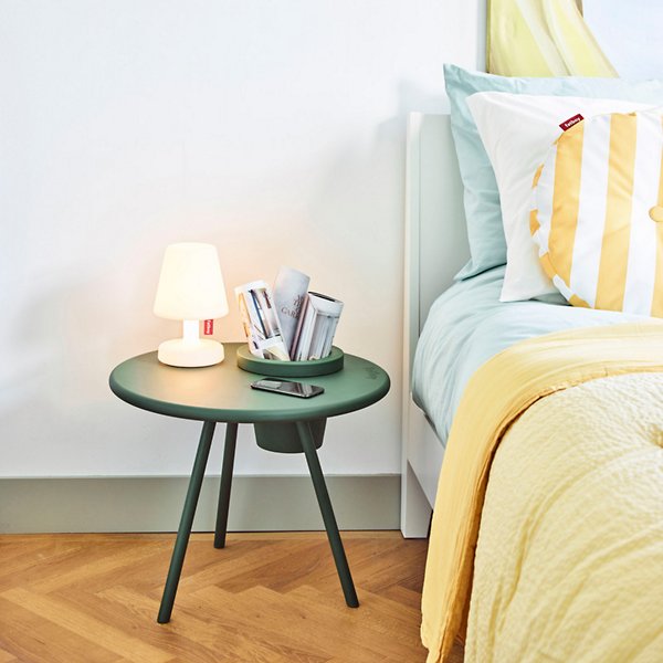 Bakkes Side Table with Planter