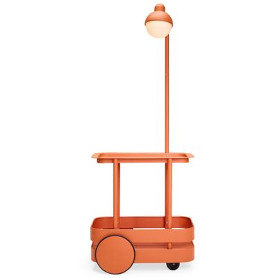 Jolly Trolley Lighted Bar Cart