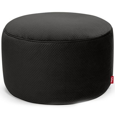 Point Large Recycled Royal Velvet Pouf