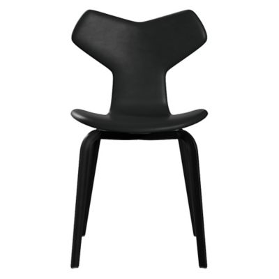 Grand Prix Fully Upholstered Leather Side Chair