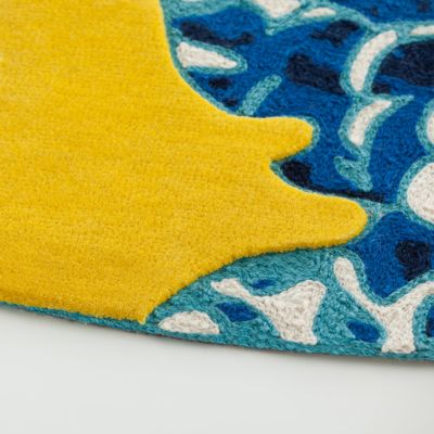 Blue China Rug by Gan Rugs at