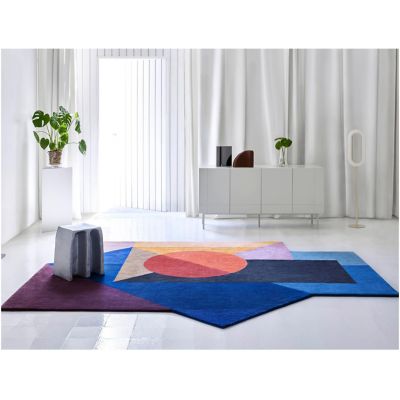 Modern Rug in Virgin Wool by Patricia Urquiola for Gan Rugs, Spain