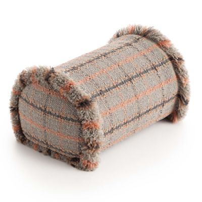 Garden Layers Tartan Big Outdoor Roll Pillow