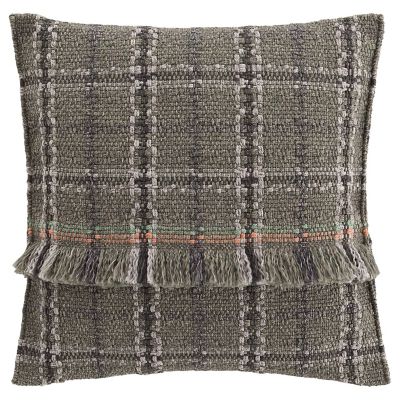 Garden Layers Tartan Big Outdoor Pillow