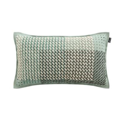 Canevas Geo Lumbar Pillow (Green) - OPEN BOX