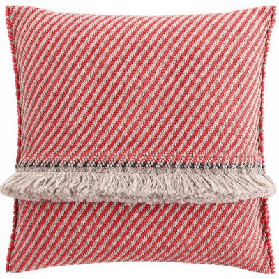 Garden Layers Diagonal Big Outdoor Pillow (Red) - OPEN BOX