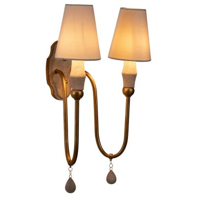 Clay 2-Light Wall Sconce