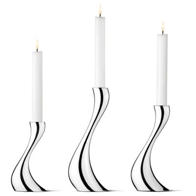 Cobra Small, Medium, Large Candleholder, Set of 3