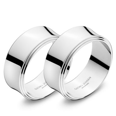 Pyramid Napkin Ring, Set of 2