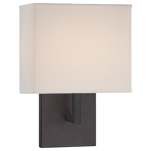 Fabric Wall Sconce by George Kovacs (Bronze)-OPEN BOX RETURN
