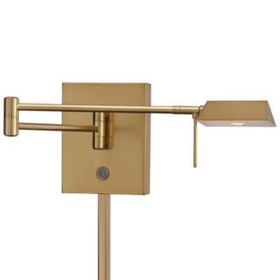 Georges Reading Room P4318 SwingArm Wall Lamp(Gold)-OPEN BOX