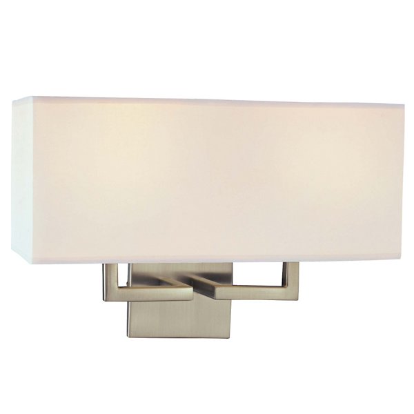 Fabric Wide LED Wall Sconce