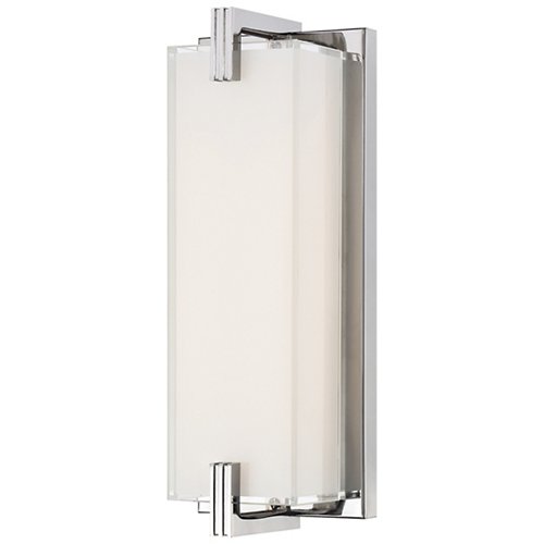 Cubism LED Wall Sconce (Mitered White Glass)-OPEN BOX RETURN