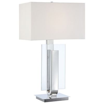 P794 Table Lamp (White/Polished Nickel) - OPEN BOX RETURN