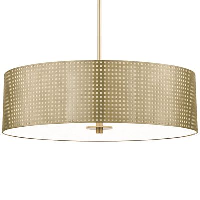 Grid Drum Pendant
