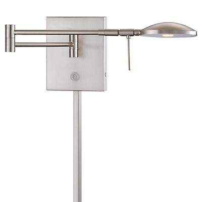 George's Reading Room Wall Light (Brushed Nickel) - OPEN BOX