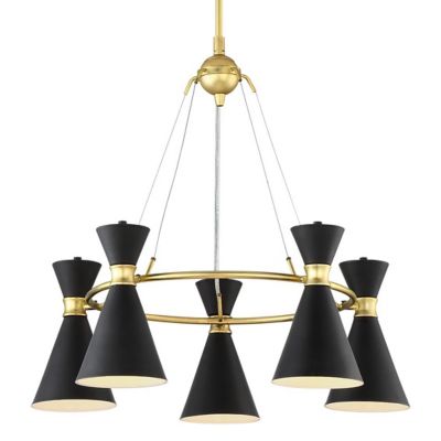 Conic Chandelier (Honey Gold|5 light) - OPEN BOX