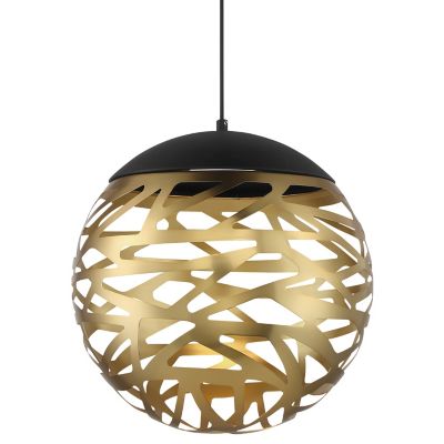 Golden Eclipse LED Pendant