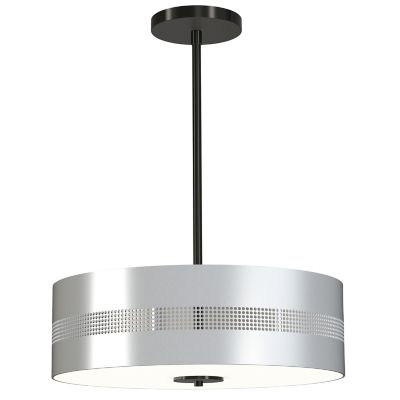 Grid 3 Semi-Flushmount / Pendant