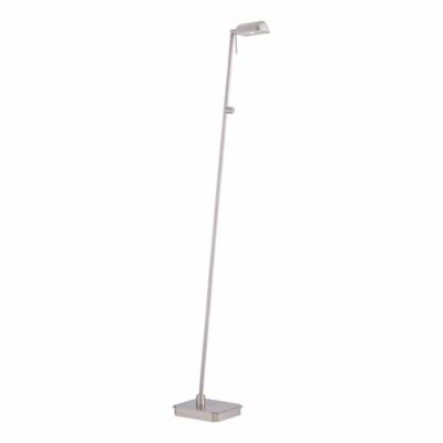 Georges Reading Room Floor Lamp (Brushed Nickel) - OPEN BOX