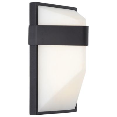 Wedge LED Indoor/Outdoor Wall Sconce (Black|Small)-OPEN BOX