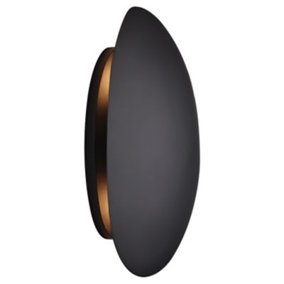 Metalo Misto Oval Wall Sconce (Coal) - OPEN BOX