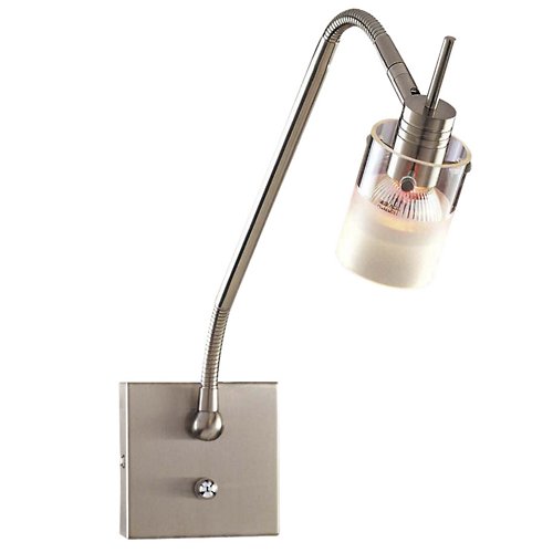 P220 Low Voltage Wall Lamp (Clear & Acid/Nickel) - OPEN BOX