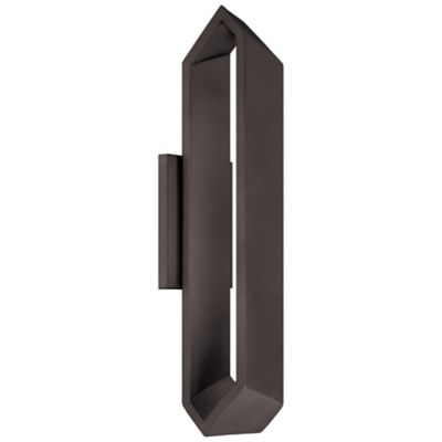 Pitch Large Outdoor LED Wall Sconce (Black/Large) - OPEN BOX