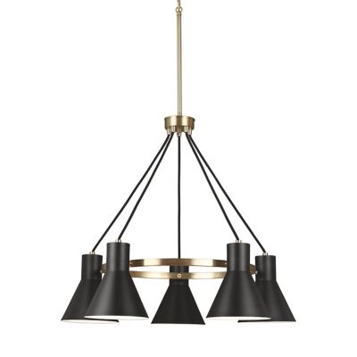 Towner Chandelier (Satin Brass|Incand|5 Lights) - OPEN BOX