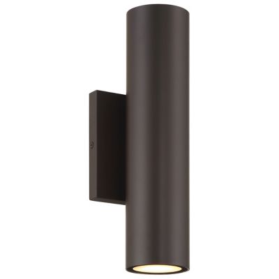 Aksel Cylinder Wall Light(Bronze|Med 12"|Up&Dwnlgt)-OPEN BOX