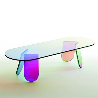 Shimmer Oval Coffee Table